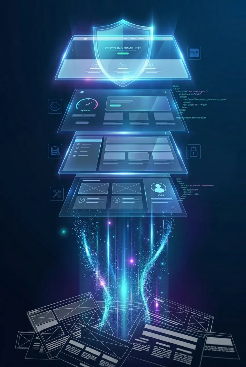Technical redesign: transforming an outdated website into a modern, high-performance platform