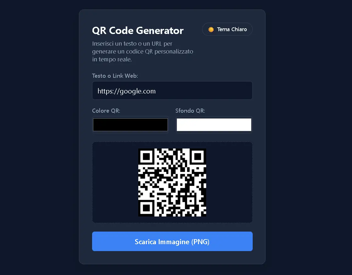 Generatore QR Code